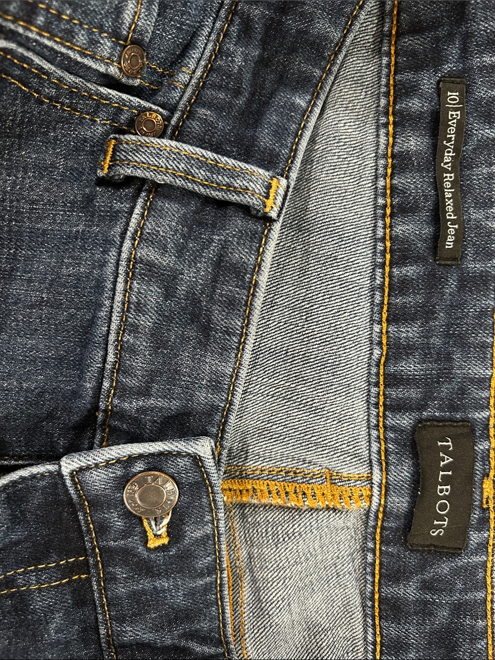 Talbots Medium Blue Wash Everyday Relaxed Jeans